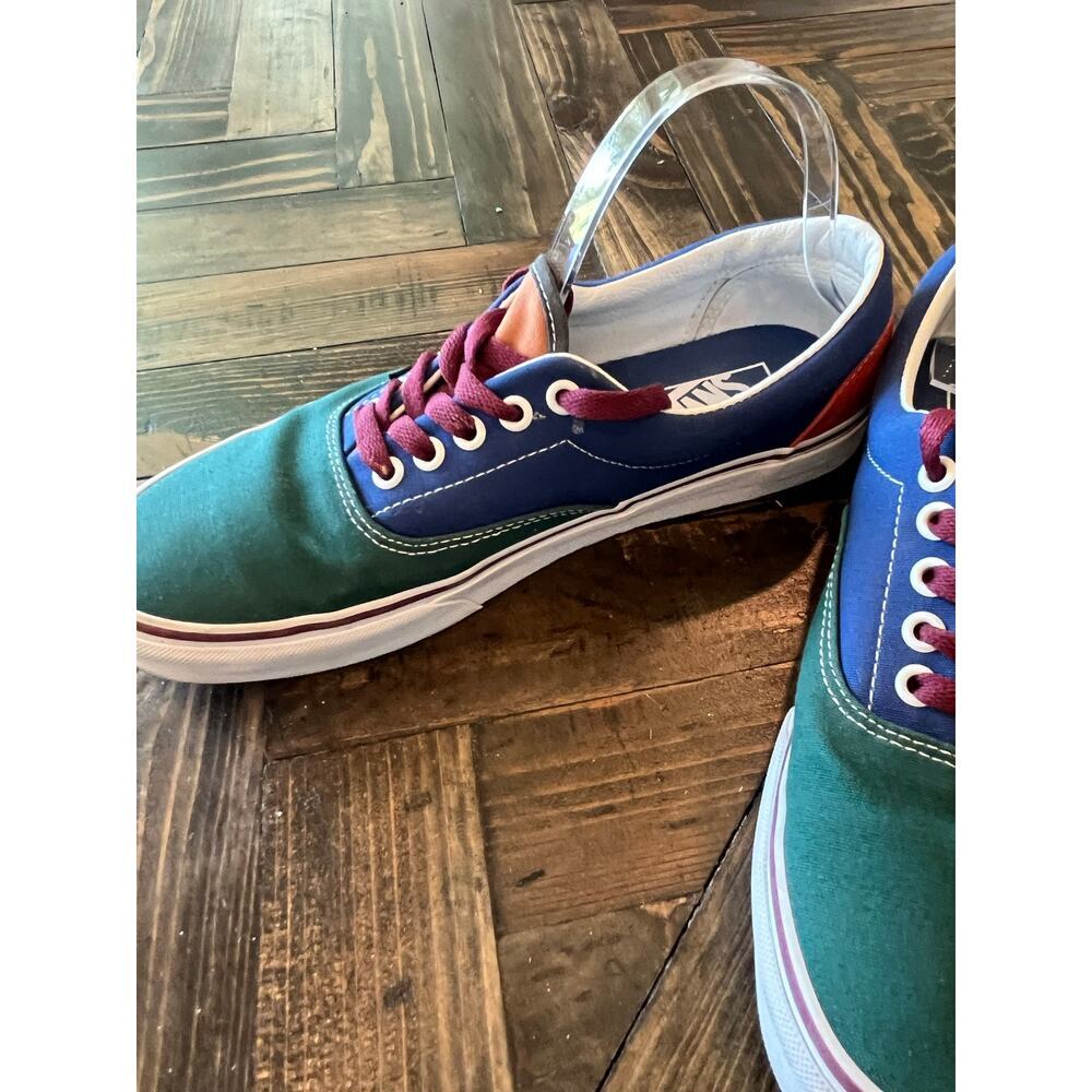 Vans Old Skool Multi Color Skater Low Top Sneaker Shoes Men 8.5 Skateboard Emo - Picture 7 of 12